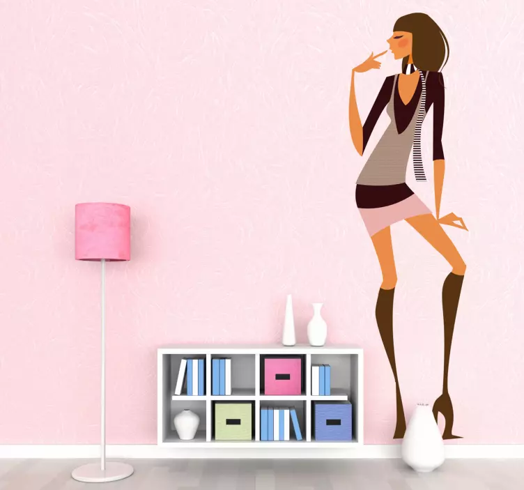 Sticker meid mode glamour - TenStickers