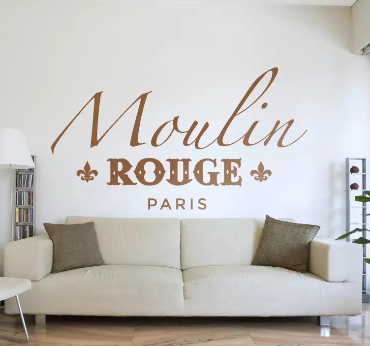 Sticker Moulin Rouge Parijs - TenStickers