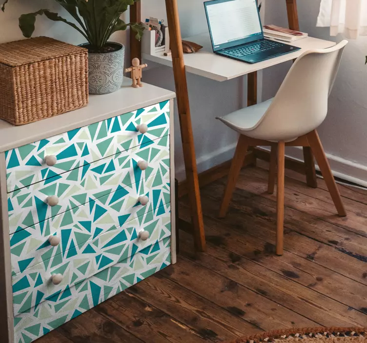 Sticker muur mozaïek - TenStickers