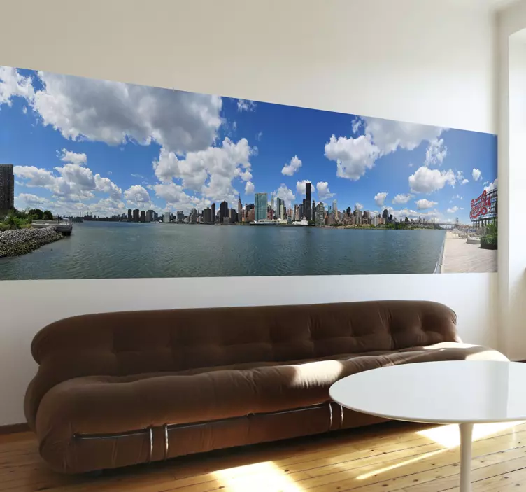 Sticker panoramafoto Manhattan - TenStickers