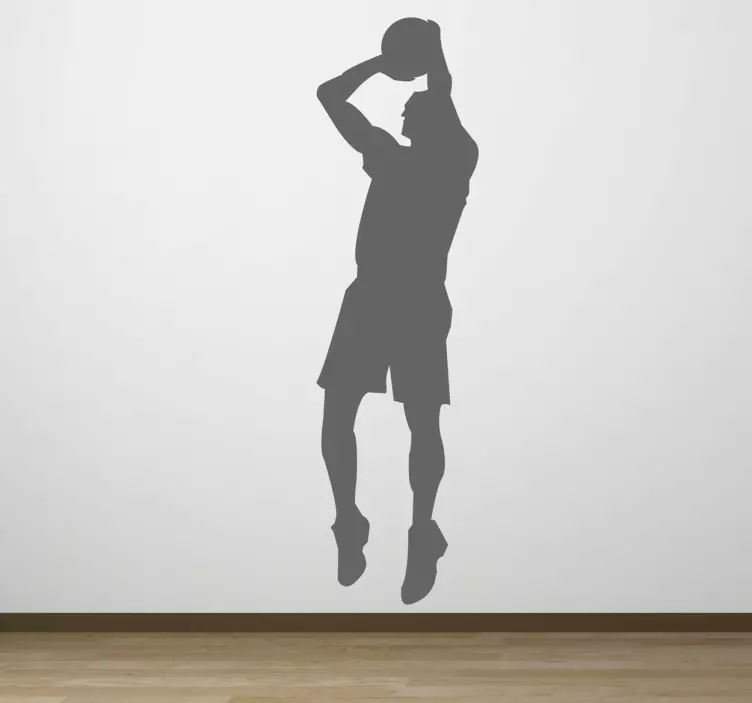 Sticker Schaduw Basketballer - TenStickers