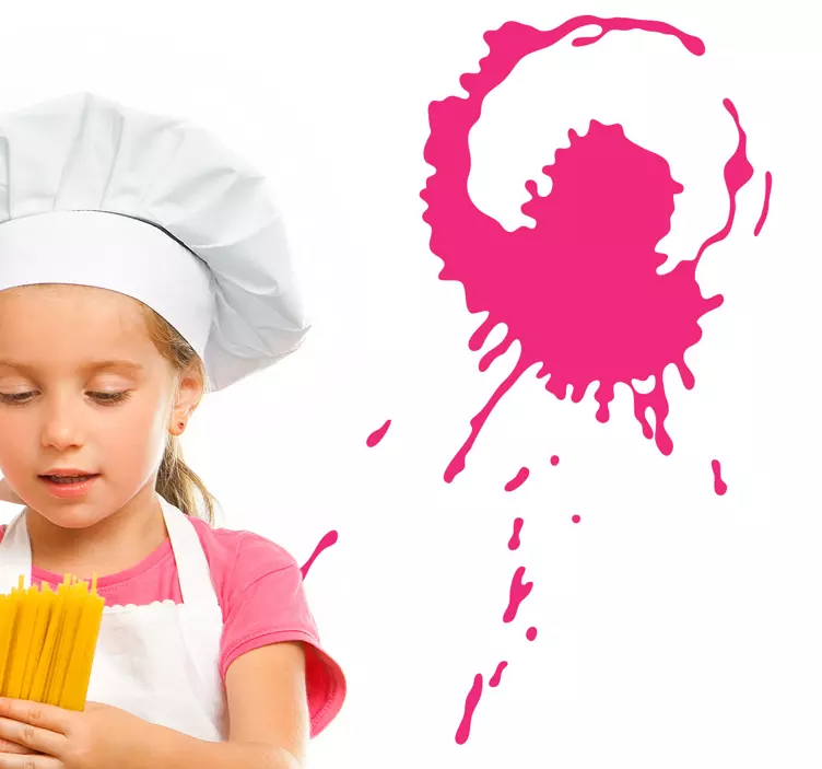 Sticker silhouette roze - TenStickers