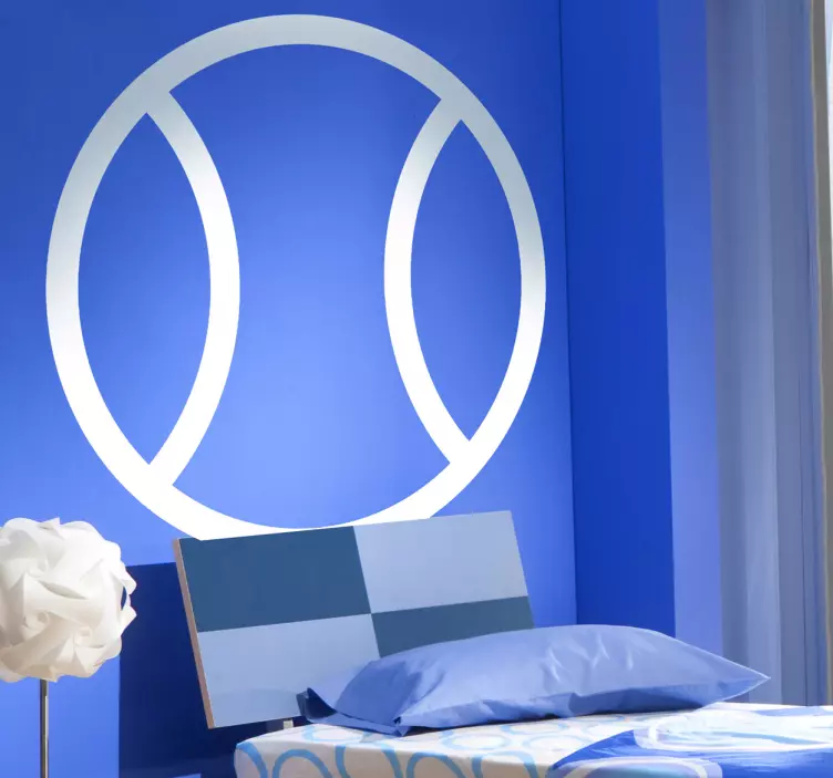 Sticker sport tennisbal - TenStickers