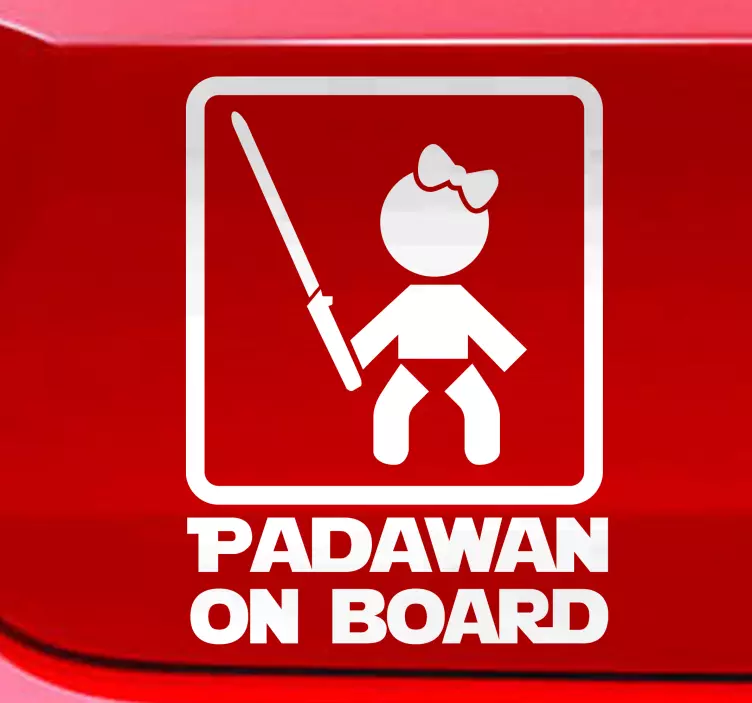 Sticker Starwars padawan - TenStickers