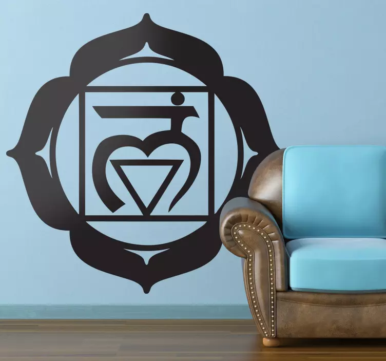 Sticker symbool chakra muladhara - TenStickers