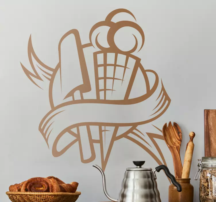 Sticker symbool ijsjes - TenStickers