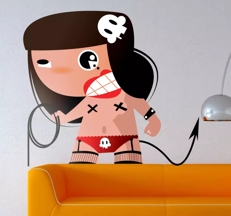 Sticker tekening sadomaso - TenStickers