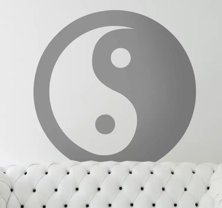 Sticker ying en yang - TenStickers