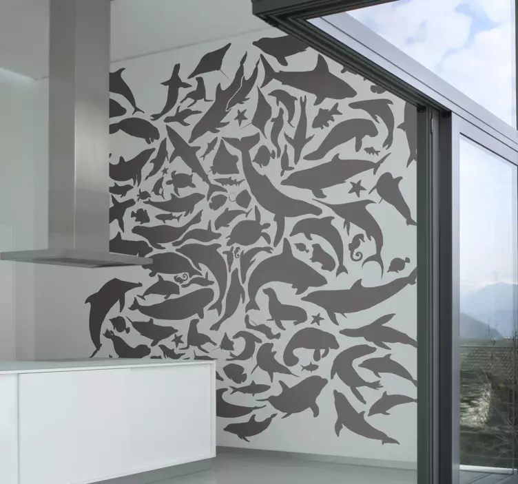 Sticker zeedieren - TenStickers