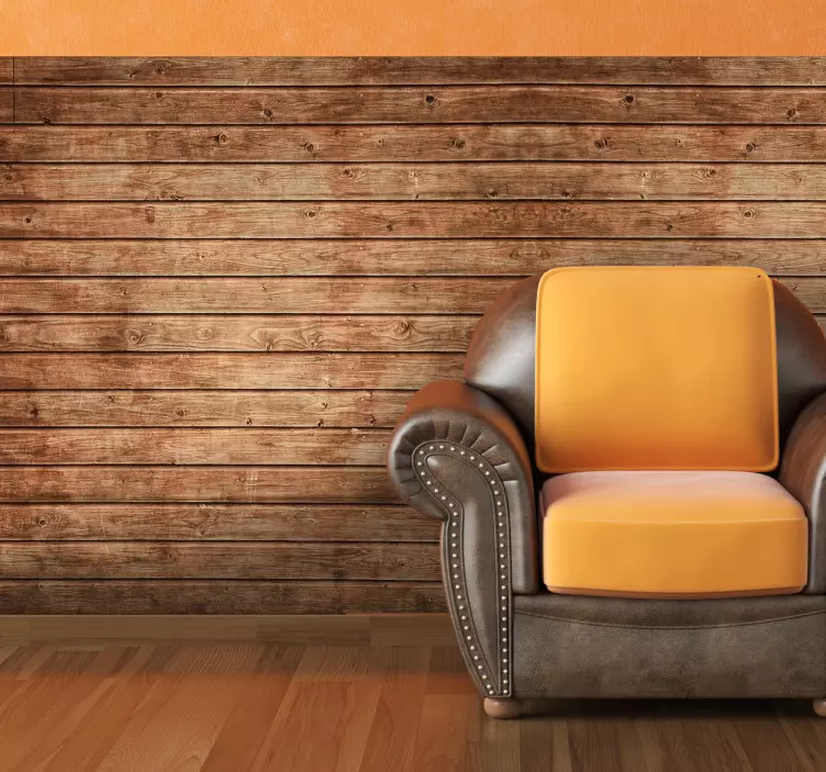 Stickerrand houten plankjes - TenStickers