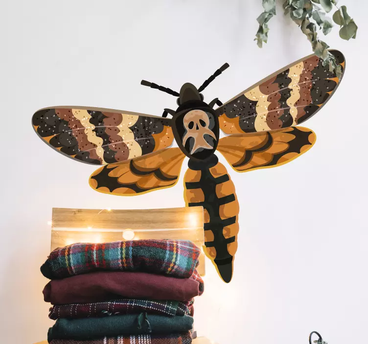 Stickers insecten Schedelsfinx - TenStickers