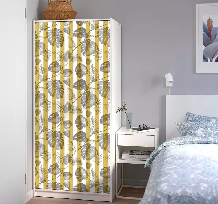 Muurstickers planten Scheufdeur - TenStickers