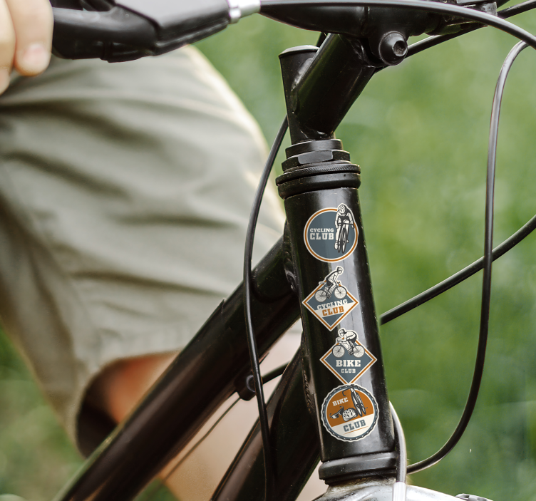 Ontwerp van fietsdecor fiets sticker - TenStickers