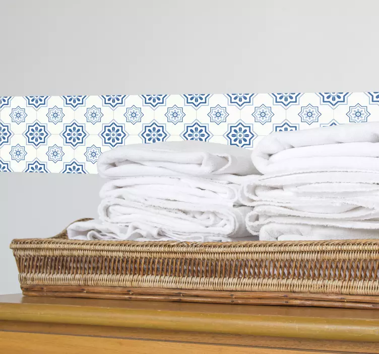 Tegelsticker blauw - TenStickers