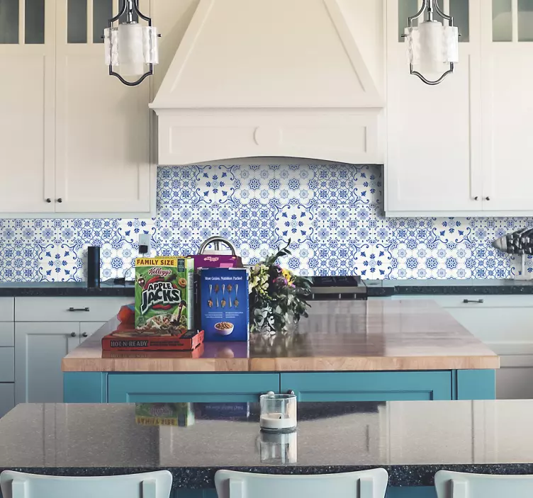 Tegelstickers Delft blauw tegeltjes - TenStickers