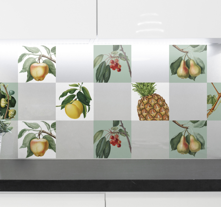 Tegelstickers keuken fruit - TenStickers