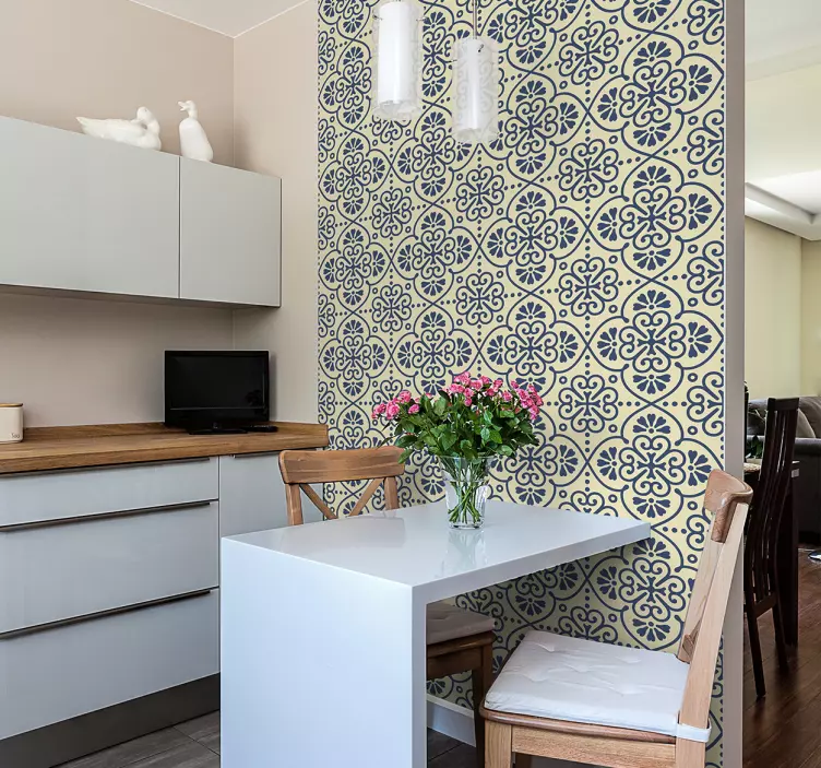 Tegelstickers hydraulisch patroon - TenStickers