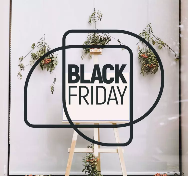 Tekst voor aankondiging van verkoop etalage sticker - TenStickers