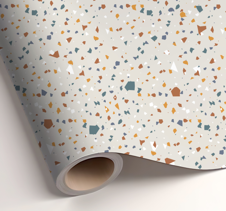 Terrazzo-imitatie muursticker patroon - TenStickers
