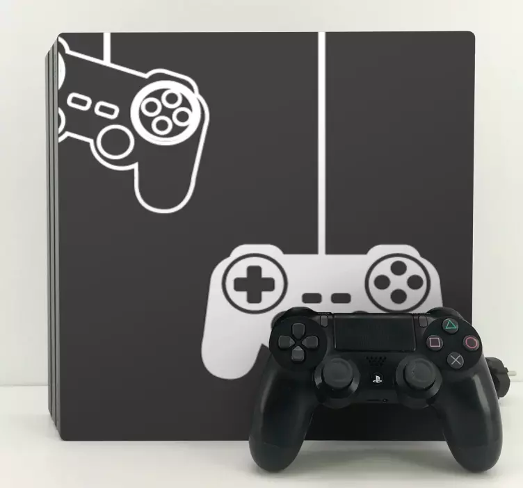 Spelcontrollersmotief ps4 sticker - TenStickers