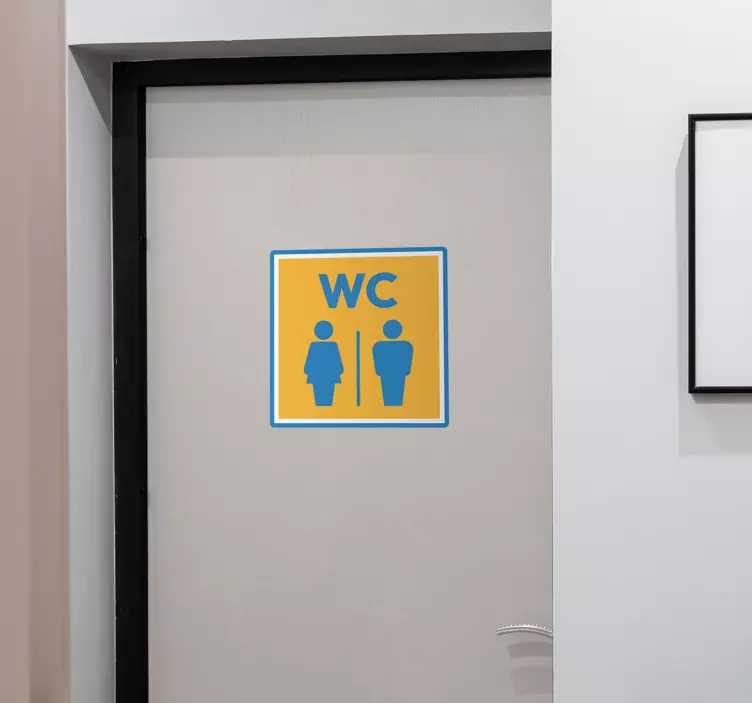 toilet label man vrouw icoon - TenStickers