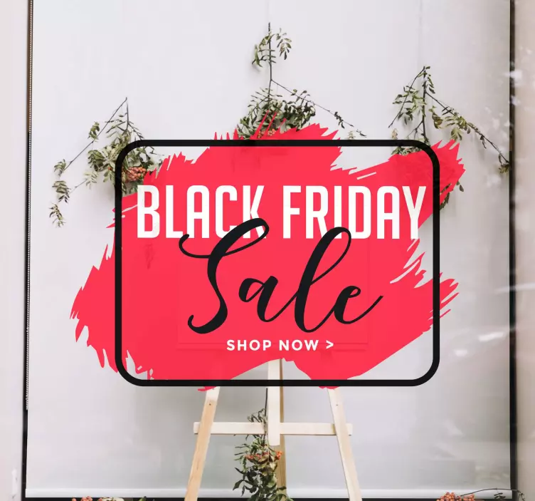 Verkoop promotiebord black friday sticker - TenStickers