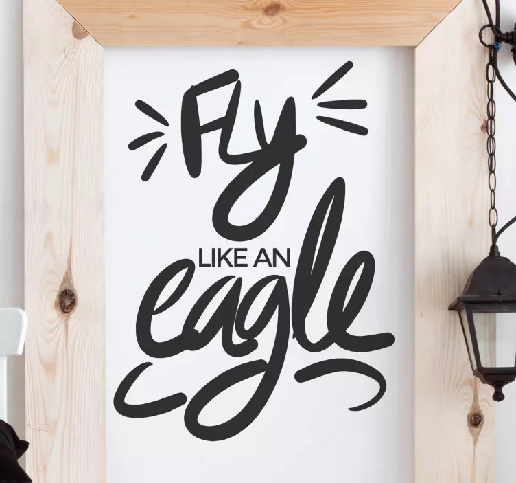 Wanddecoratie Fly like an eagle - TenStickers