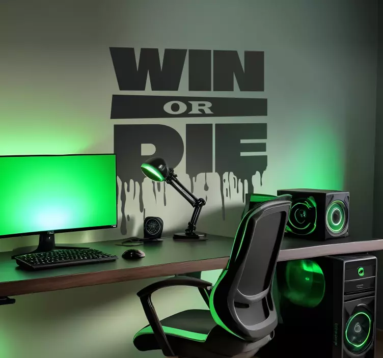 Win of sterf game sticker - TenStickers