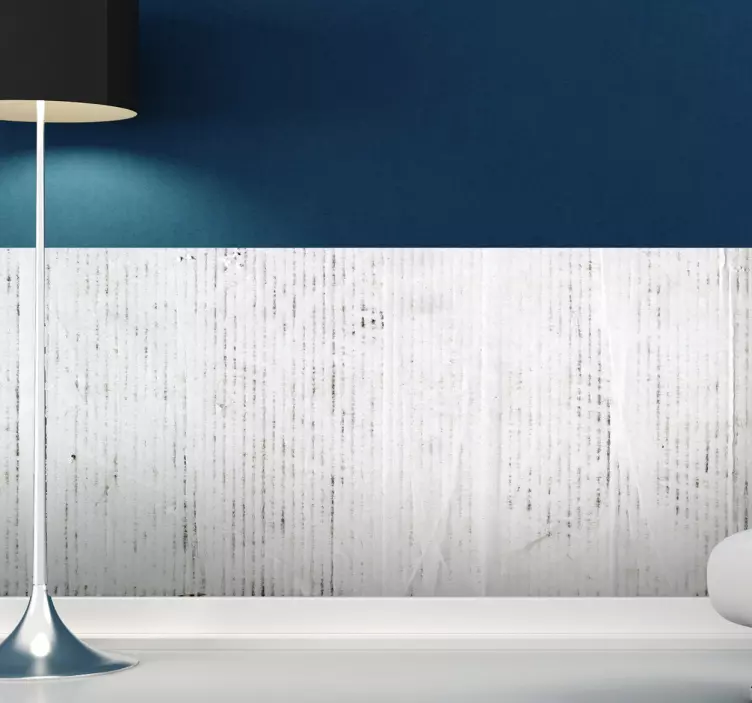 Wit karton sticker - TenStickers