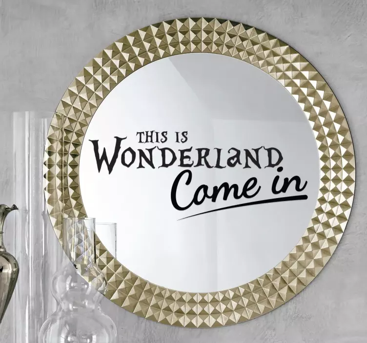 Wonderland Decal - TenStickers