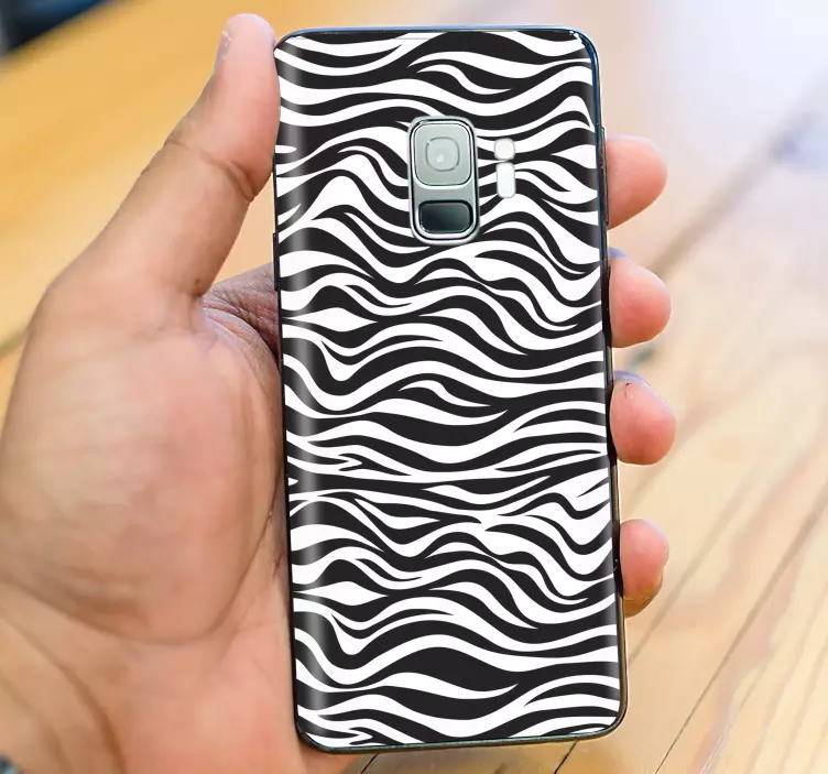 Zebraprintpatroon samsung sticker - TenStickers