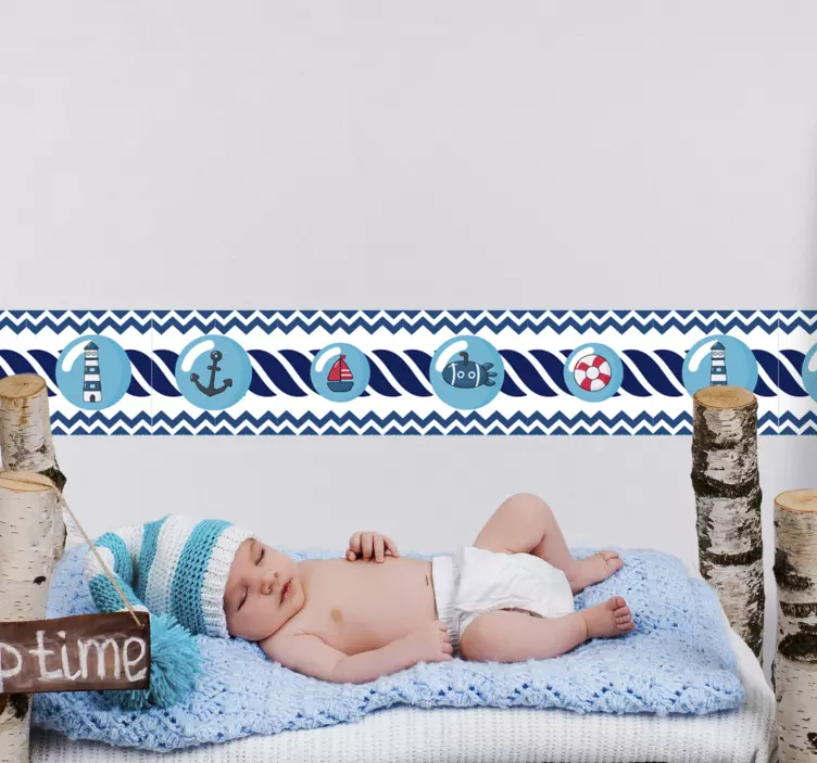 Zeeman kinderrand sticker - TenStickers