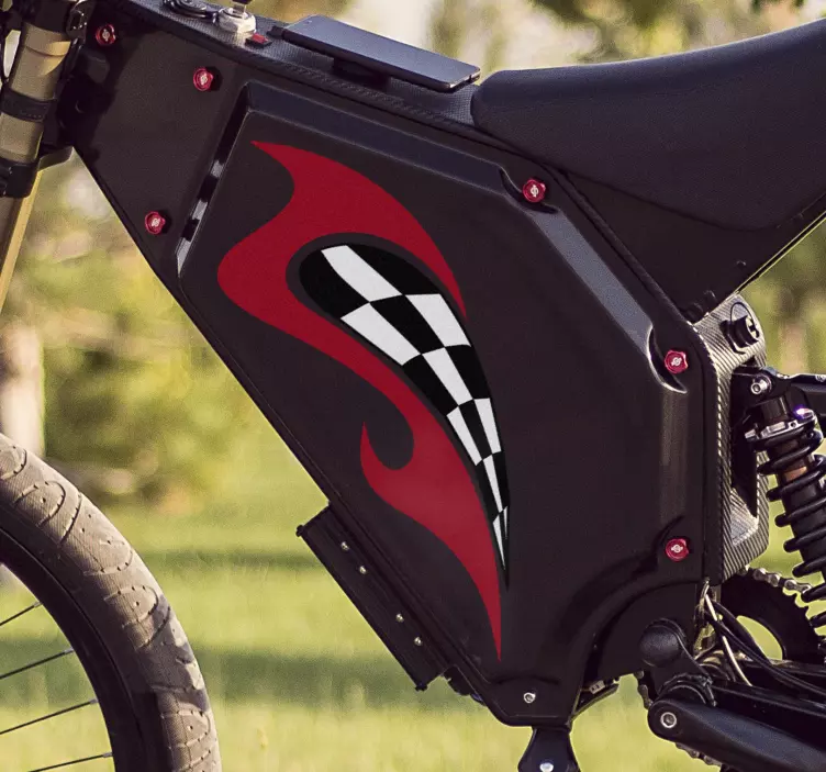 Motorracen vinyl zelfklevende sticker - TenStickers