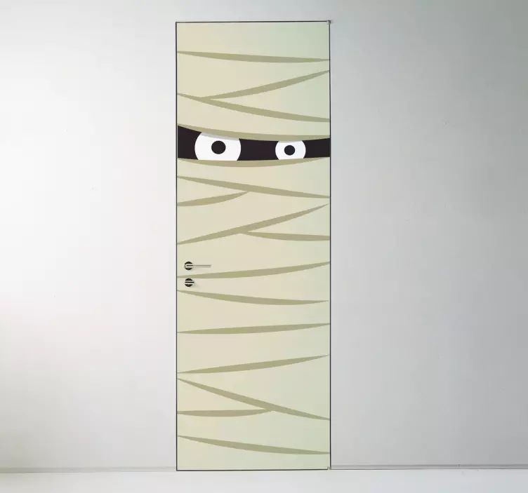 Zombie Muursticker voor de deur - TenStickers