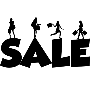 Label voor zakelijke verkoop korting sticker - TenStickers