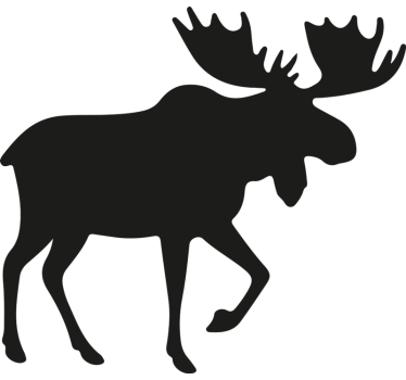 Eland ontwerp auto sticker - TenStickers