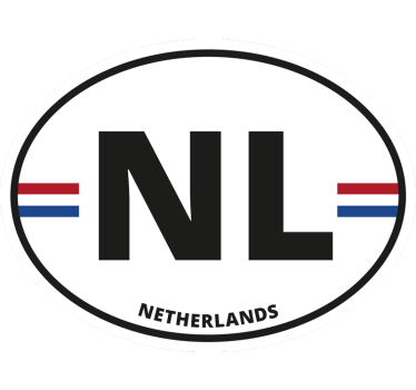 Nederlands teken autosticker - TenStickers