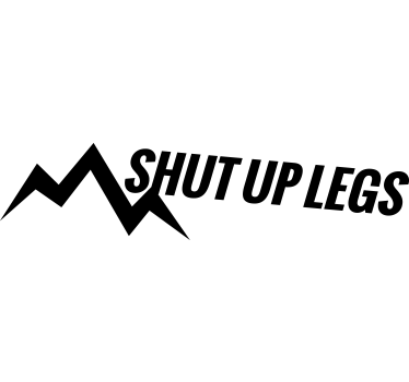 Grappige tekst met berg fiets sticker - TenStickers