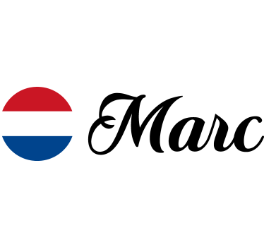 Aangepaste vlag en naam fiets sticker - TenStickers