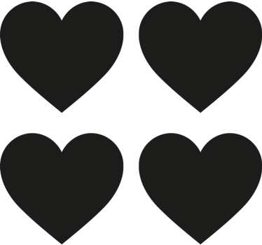 Hart pak valentijnsdag sticker - TenStickers