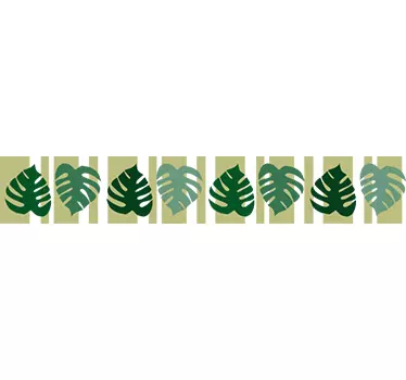 Muursticker Reeks Bladeren - TenStickers