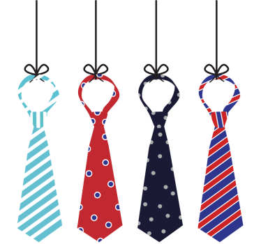Hangende banden etalage sticker - TenStickers