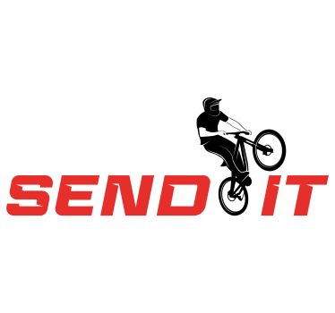 Stuur het fiets sticker - TenStickers