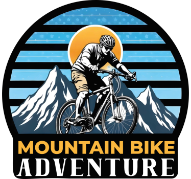 Fietsavontuur fiets sticker - TenStickers