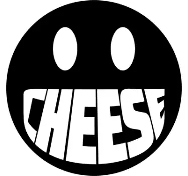 Sticker say cheese smilie - TenStickers