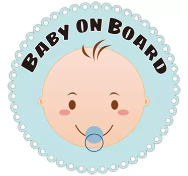 Auto sticker baby on board - TenStickers
