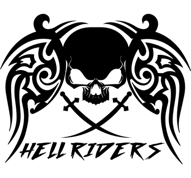 Motor sticker hellriders - TenStickers