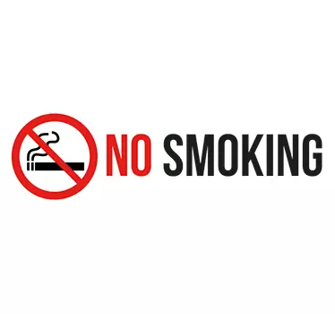 Sticker no smoking - TenStickers