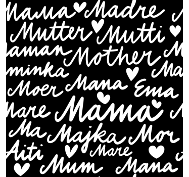 Moederconcepten etalage sticker - TenStickers