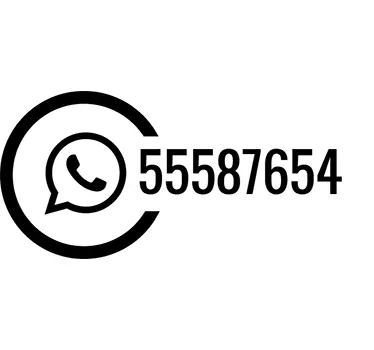 Etalage sticker gepersonaliseerde WhatsApp - TenStickers